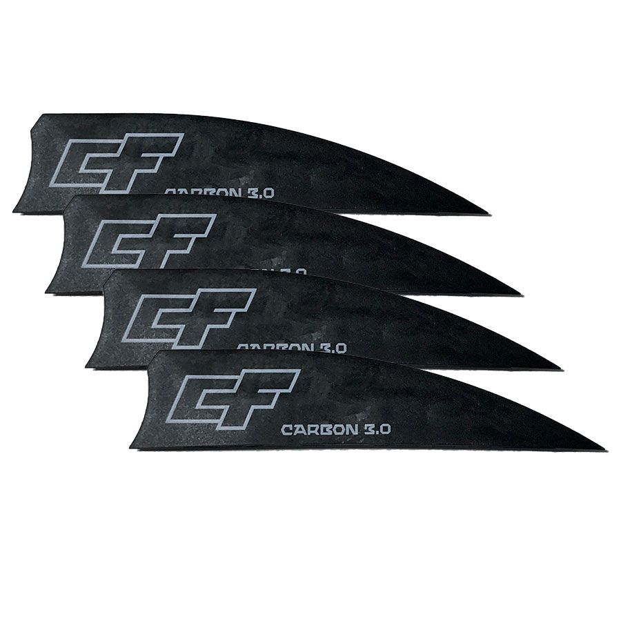 Crazyfly 3cm Carbon Fins (set of 4)