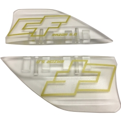 Crazyfly 5cm Razor Fins, Gold (set of 4)