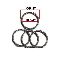 Stainless Steel Ring, 3/4" Inner Diameter